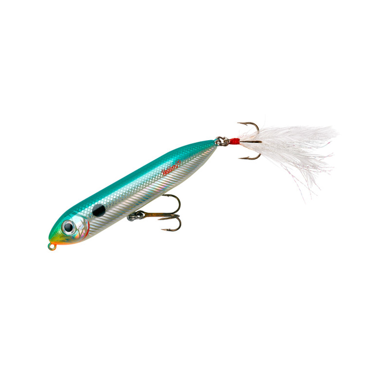 Heddon - Super Spook Jr Feather - 3.5in 1/2oz Lake Fork Shad - X9236FHLFS
