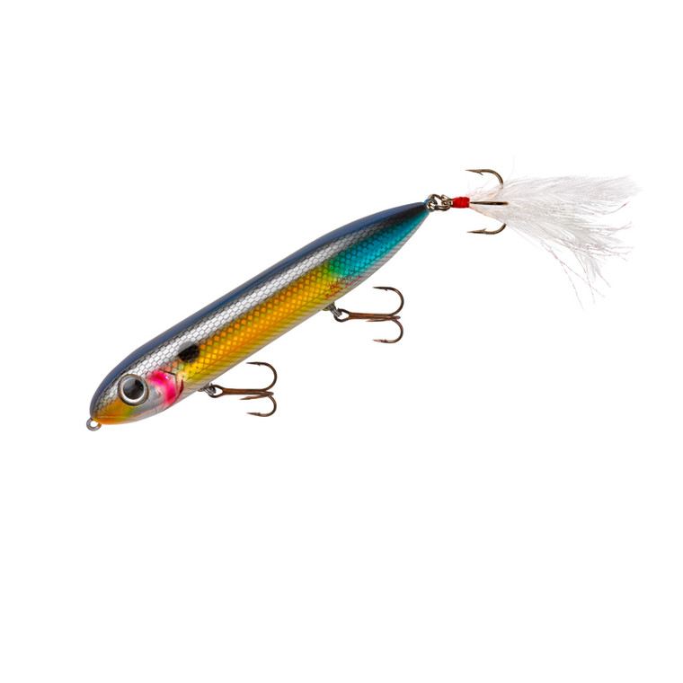 Heddon - Super Zara Spook Feather - 5in 7/8oz Wounded Shad - X9256FHBS