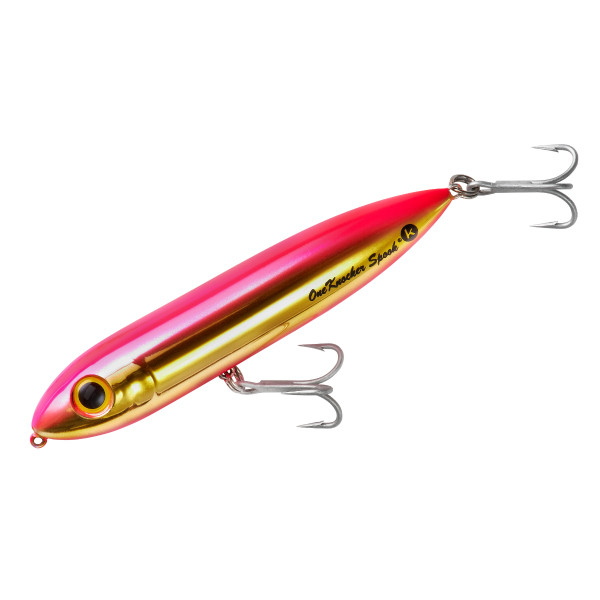 Heddon - One Knocker Zara Spook - 4.5in 3/4oz Gold/pink - XK9253456