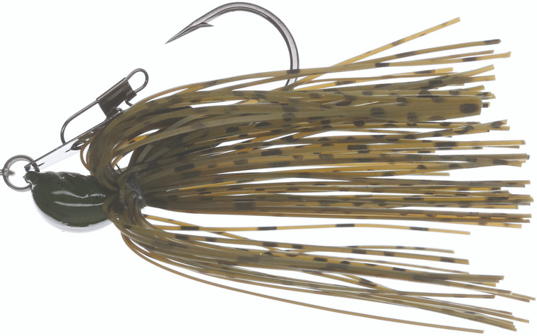 Humdinger - Zig Zag Jig - 3/8oz Blk Bld-green Pump - HZZ 38B-GP