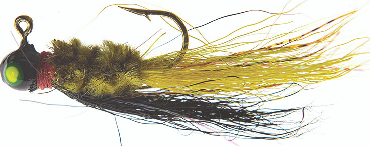 JENNY'S JIGS - Crappie Jig - 1/16oz 2pk Blk/blk/yell - JJ003 1/16