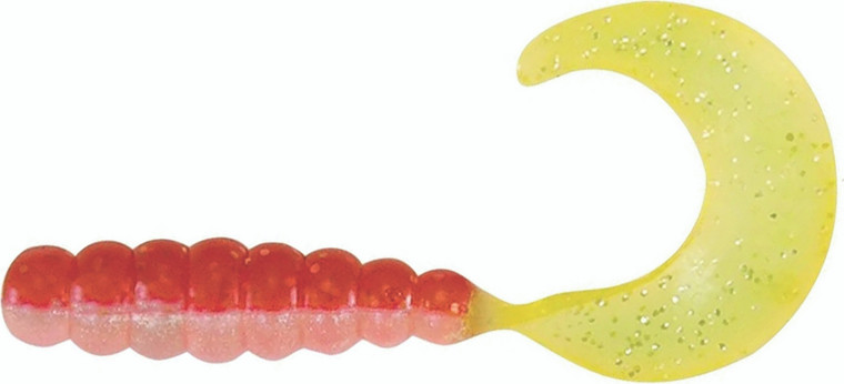 Kalins - Triple Threat Grub - 2in 10pk Red Hot Moma - 2TG10-883 Kalins - Triple Threat Grub - 2in 10pk Red Hot Moma - 2TG10-883