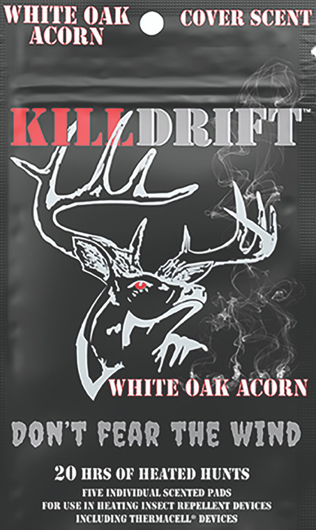 Kill Drift - Heated Scent Pads - White Oak Acorn 5pk -