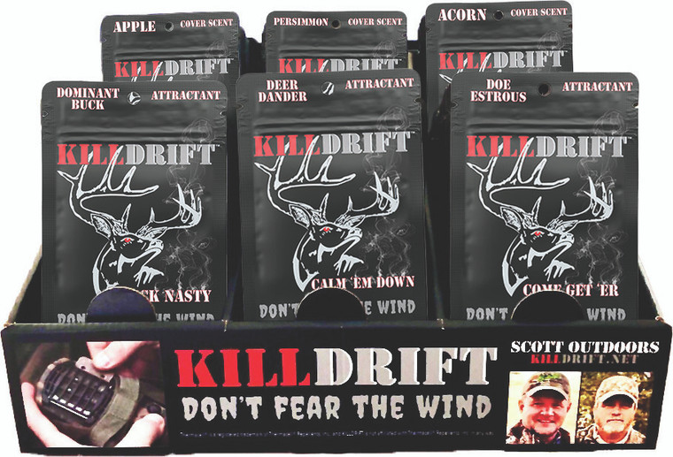 Kill Drift - Heated Scent Pad Display - 72pks -