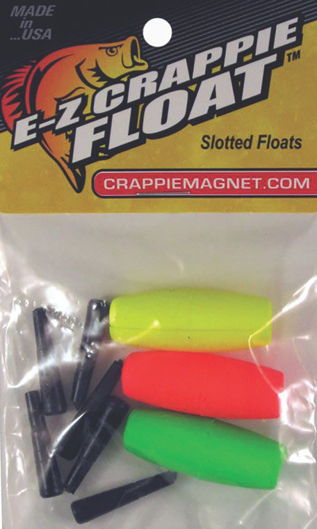 Leland - Ez Crappie Float - 1.5in R/g/y 3pk - 87610
