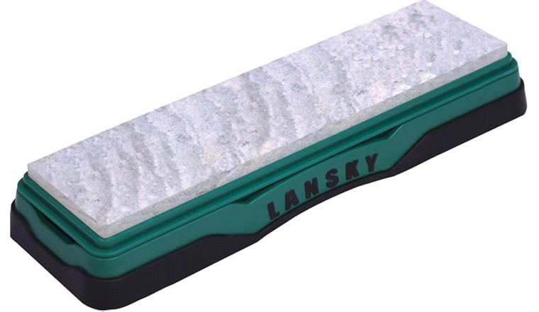 Lansky - Bench Knife Sharpener - Soft Arkansas 2x8in - LBS8S Lansky - Bench Knife Sharpener - Soft Arkansas 2x8in - LBS8S
