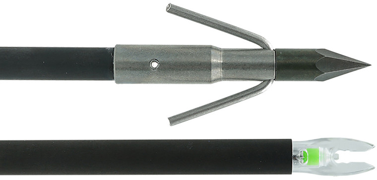 Muzzy Archery - Carbon Fish Arrow - Garpoint/lighted Nock - 1320-G