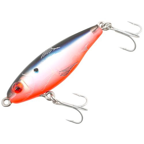 Mirrolure - Mini Suspend Twitch Bait - 2.25in 3/16oz Blk/org/gl - 14MR-808