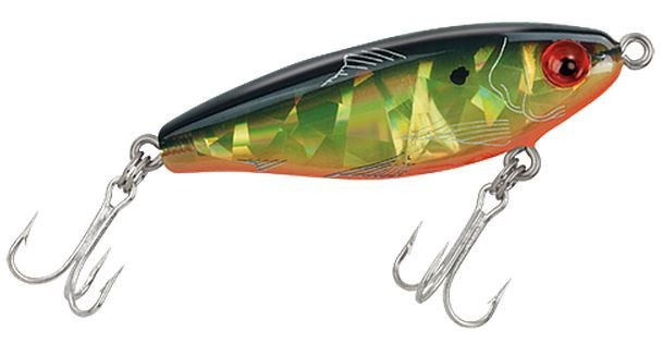 Mirrolure - Mirrodine Bg Susp Twitch - 2.5in 3/8oz Blk/flo/cht - 17MR-750SBG