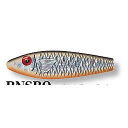 Mirrolure - Mirrodine Suspend Twitch - 2.5in 3/8oz Blk/bon/slv - 17MR-BNSBO