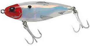 Mirrolure - Mirrodine Xl Suspending - 3.18in 9/16oz Wht/red Hd - 27MR-11