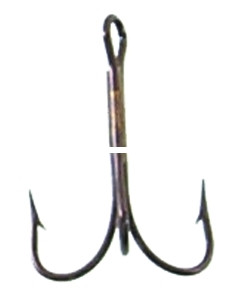 Mustad - Treble Hook - Bronze 8/0 25bx - 3551-BR-8/0-25