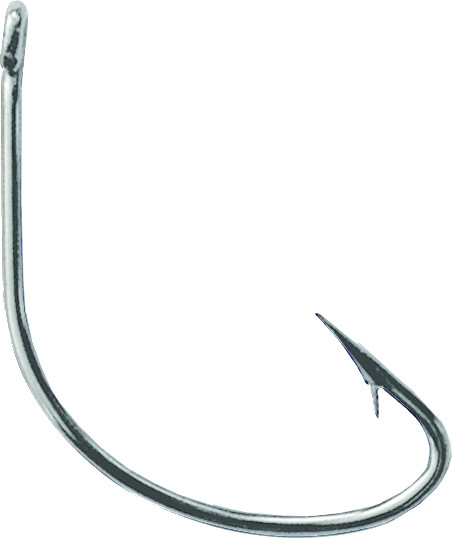 Mustad - Wide Gap Hook - Nickel 2/0 100bx - 37140-NI-2/0-100
