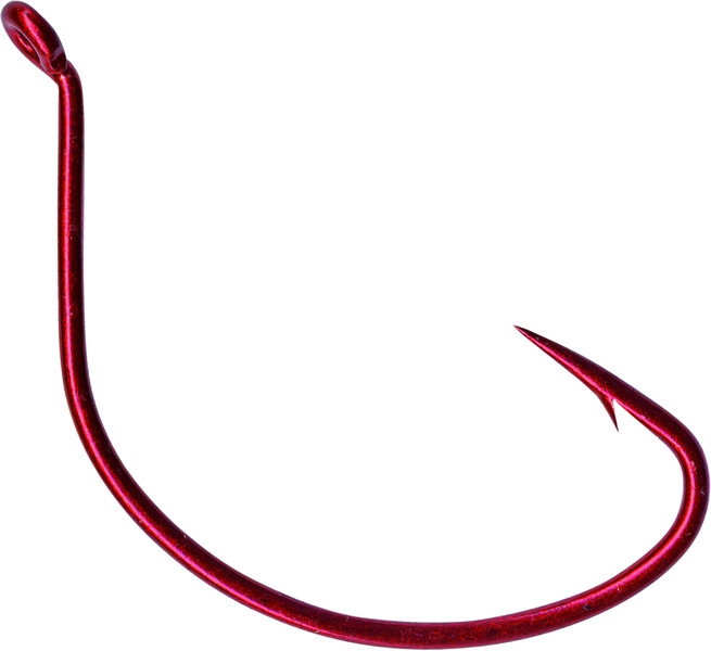 Mustad - Wide Gap Croaker Hook - Red 1x 4/0 10pk - 37160NP-RD-4/0-10U