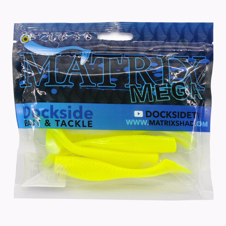 Matrix - Mega Shad - 2.25in 6pk Lemon Head - 4MM6-02