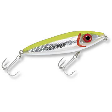 Mirrolure - Top Dog Jr Surface Walkr - 4in 3/4oz Chart/prl/slv - 84MR-CFPR
