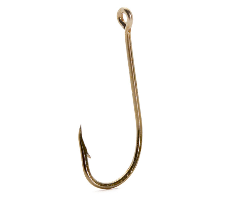 Mustad - Long Shank Hook - Gold Beak Sz1 10pk - 92671-GL-1-10