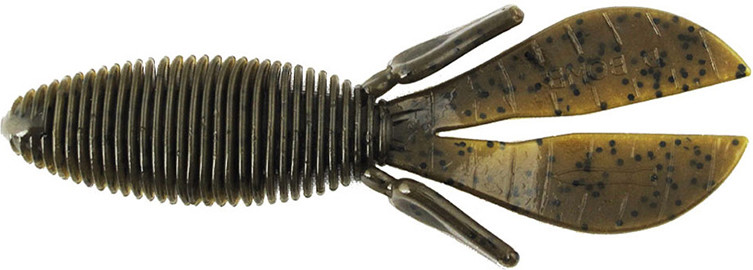 Missile Baits - D Bomb Creature Bait - 4.5in 25bg Green Pumpkin - MBDB45B-GP