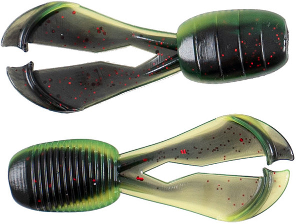 Missile Baits - Mini D Chunk - 3in 5bg Black Neon - MBMDC-BLKN