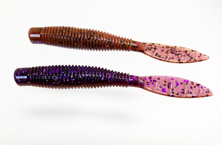 Missile Baits - Ned Bomb Worm - 3.25in 10bg Pb&j - MBNB325-PBJ