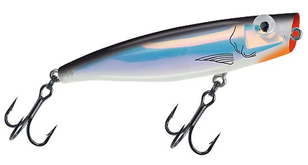 Mirrolure - C Eye Poppa Mullet - 3.58in 1/2oz Blk/wht/slv - C36MR21