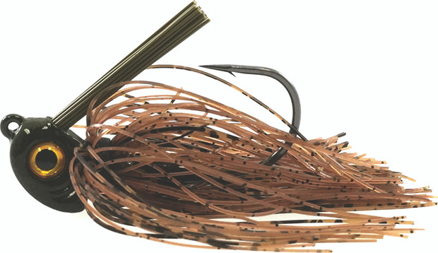 Missile Baits - Mini Swim Jig - 7/16oz Green Pumpkin - MJMSW716-GP