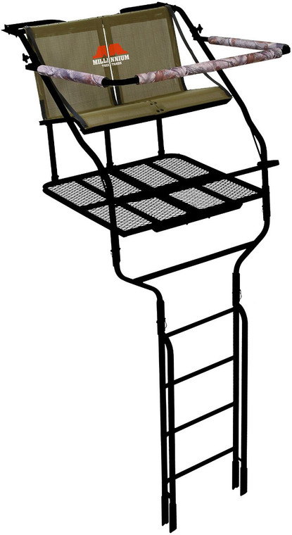 Millennium - Ml220 Ladder Tree Stand - 18ft Dlx Double 500lb - L-220-SL
