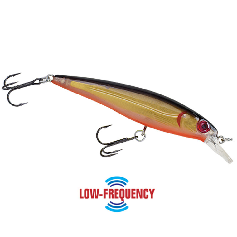 Mirrolure - Mirrolip Suspending Bait - 3.75in 1/2oz Blk/org/slv - L30MR-808