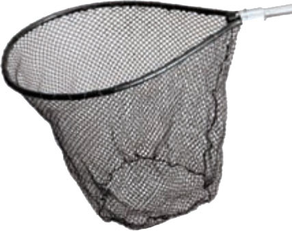 Mid Lakes - Tangle-less Landing Net - Blk 23x28in 36in Sld Hdl - TLRF