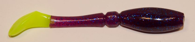 Norton - Sand Shad Jr - 4in 7bg Purp Blu Gl/chat - 7SSJ-80C