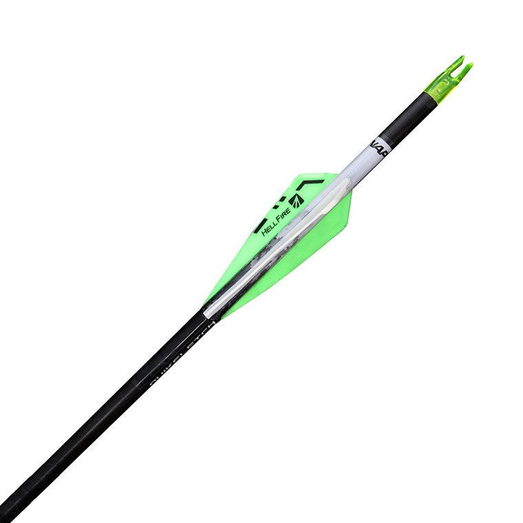 New Archery - Quikfletch Vanes - 3in Hellfire Std W/g/g - NAP-60-016