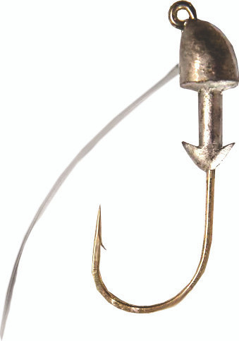 Norton - Screw Lock Jighead - Weedless 1/16oz Plain - NWLL3BN16-4PK
