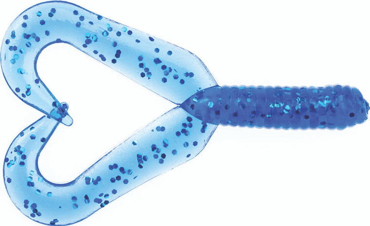 Netbait - Baitfuel Twin Tail - 3in 10bg Sapphire Blue - X28531