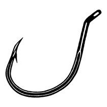 Owner - Ssw Cutting Point Hook - Black Chrome 6/0 4pk - 5111-161