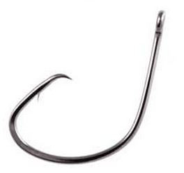 Owner - Mutu Light Circle Hook - Black Chrome 6/0 3pk - 5114161