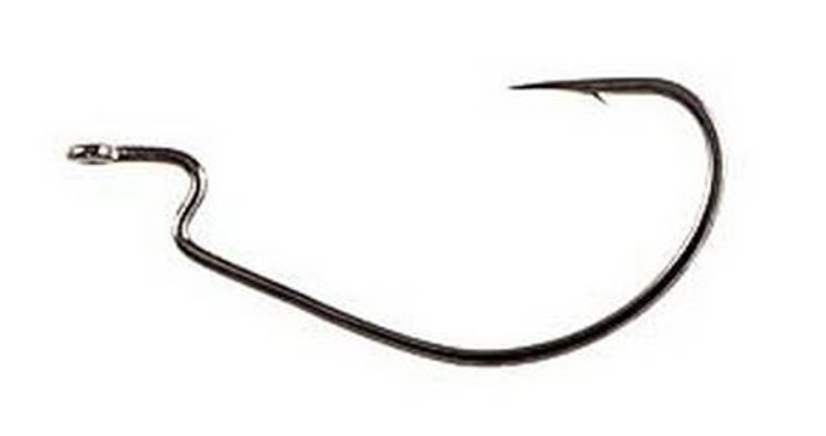 Owner - J Ewg Worm Hook - Black Chrome 5/0 5pk - 5140151