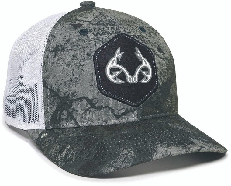 Outdoor Cap - 6-panel Mesh Back Cap - Rt Fish Mirage Grey/wht - RTF04A MIRAGE GREY / WHI