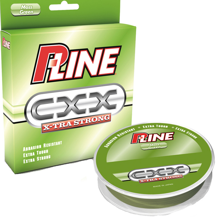 P-Line - Cxx X-tra Strong Line - Moss Green 600yd 10lb - CXXQG-10