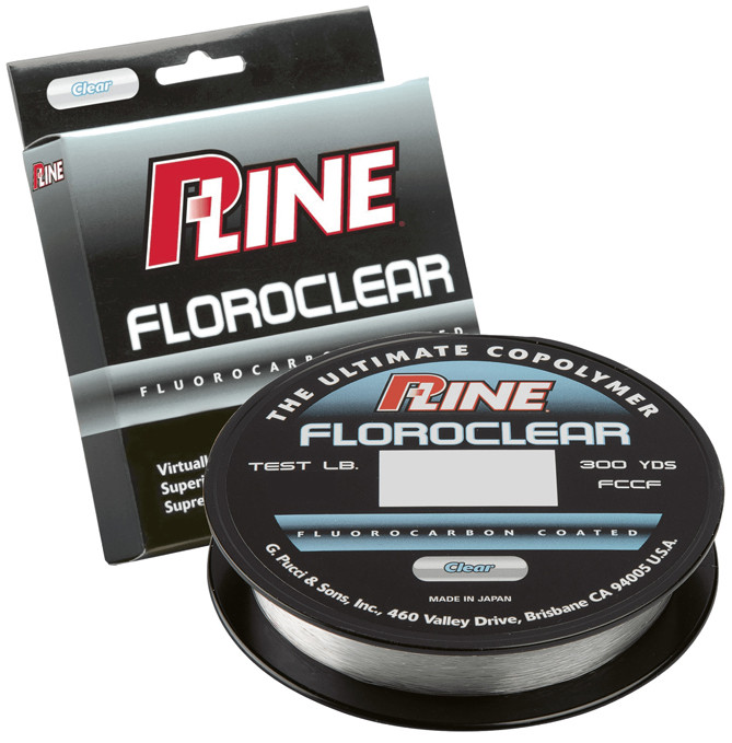 P-Line - Fluorocarbon Line - Clear 300yd 4lb - FCCF-4