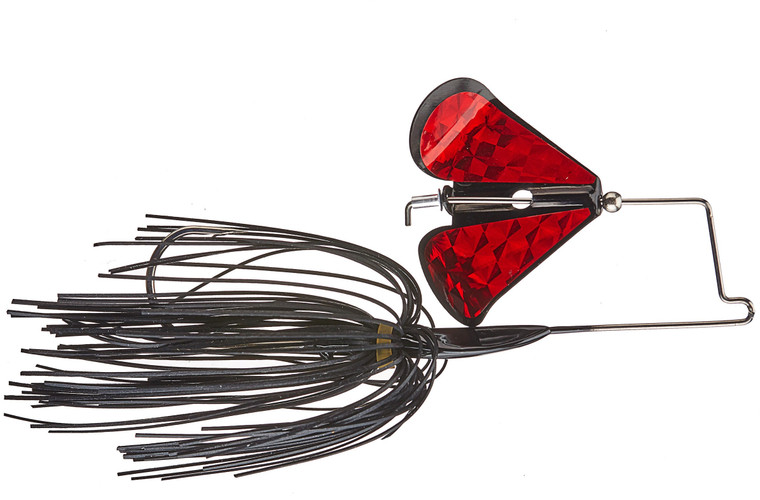 Prototype Lures - Guerilla Buzzbait - 3/8oz Brp/bld-black - GB38-12