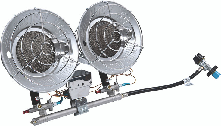 Pinnacle - Double Tank Top Heater - Remington 32 000btu Lpg - REM-32-TTC-O