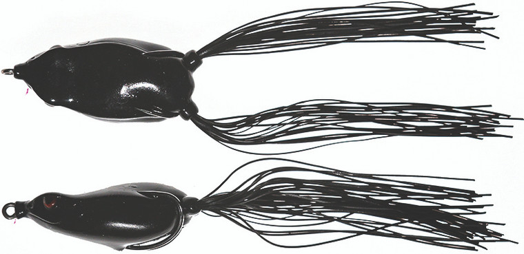 Prototype Lures - Smasher Frog - 2.5in 1/2oz Blackie - SMASHER FROG BLACKIE