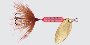 Rooster Tail - Treble Hook Spinner - 1/8oz Crawfish - 208-CF