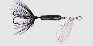 Rooster Tail - Treble Hook Spinner - 1/4oz Silver Shad - 212-SS