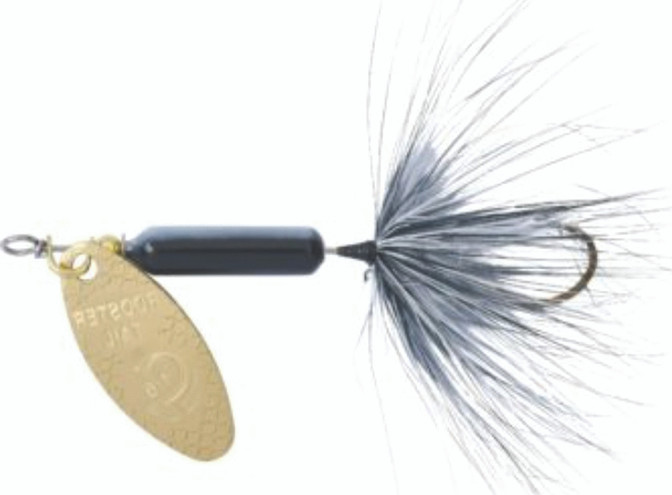 Rooster Tail - Treble Hook Spinner - 3/8oz Snow - 214-SNOW