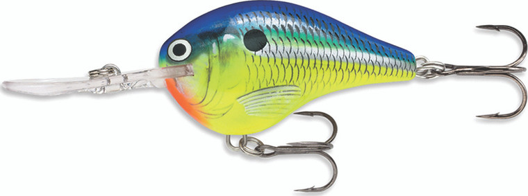 Rapala - Dt Crankbait 8ft - 2in 3/8oz Parrot - DT08PRT