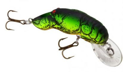 Rebel Lures - Teeny Wee Crawfish - 1.5in 1/10oz Fire Tiger - F7756