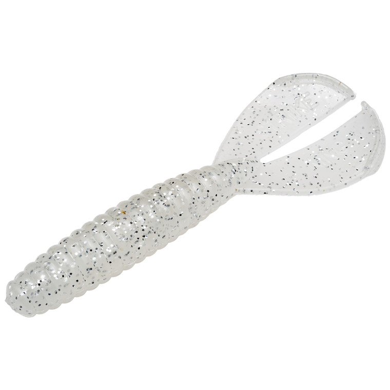 Strike King - Rage Tail Menace Grub - 4in 8bg Pearl Flash - RGTTMG-266