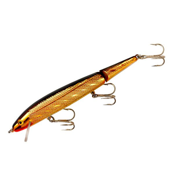 Rebel Lures - Jointed Minnow - 4.5in 7/16oz Gold/blk - J2002S
