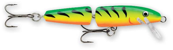 Rapala - Jointed Floating Minnow - 3.5in 1/4oz Fire Tiger - J09FT